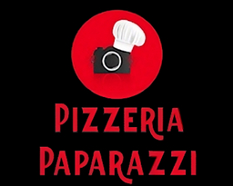 Pizzeria Paparazzi logo.